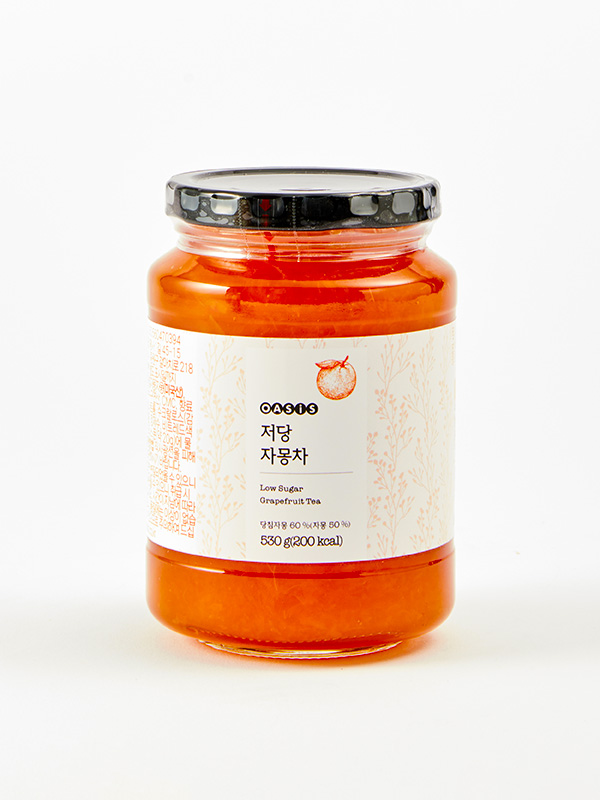 [2입 세트 할인] 오아시스 저당 레몬차 + 자몽차