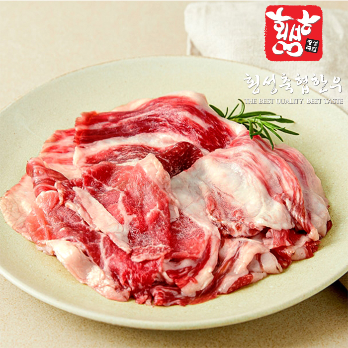 횡성축협한우 1등급 차돌박이 200g (냉동)