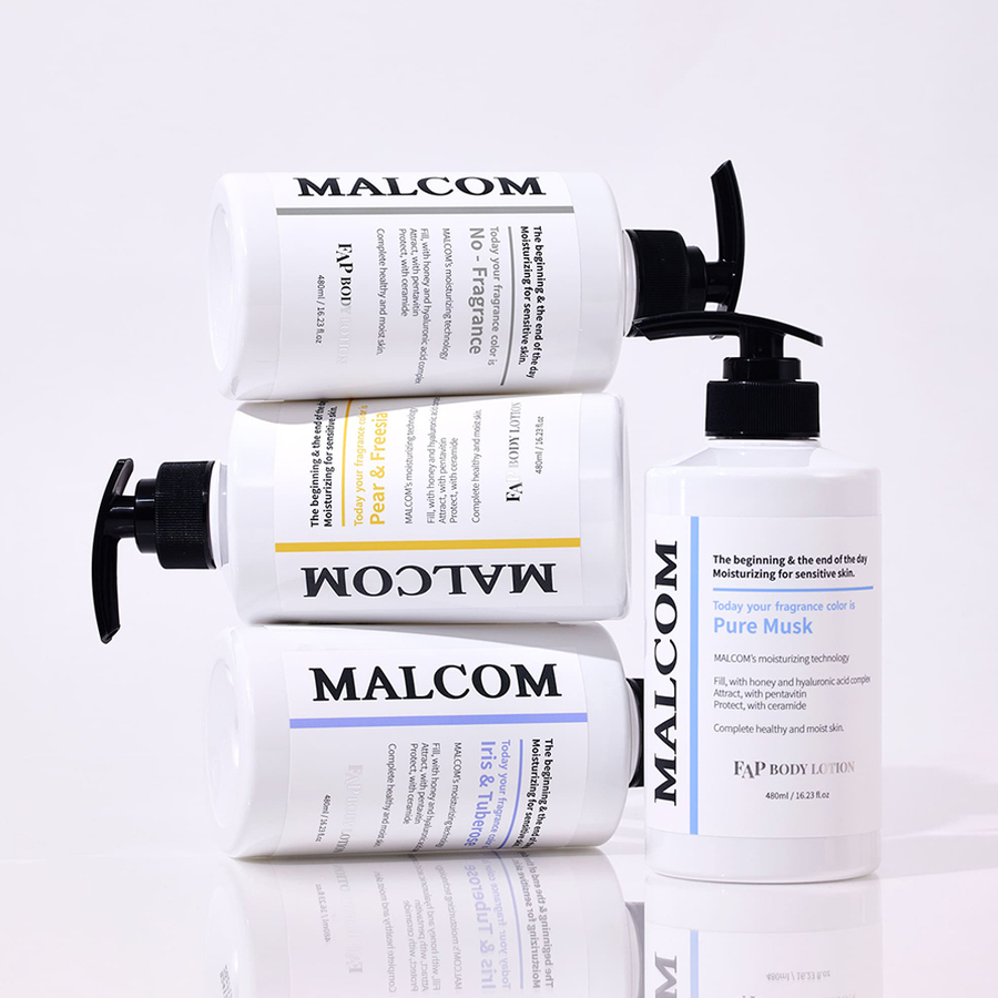 [말콤] FAP 3중 보습케어 바디로션 480ml 4종_택1