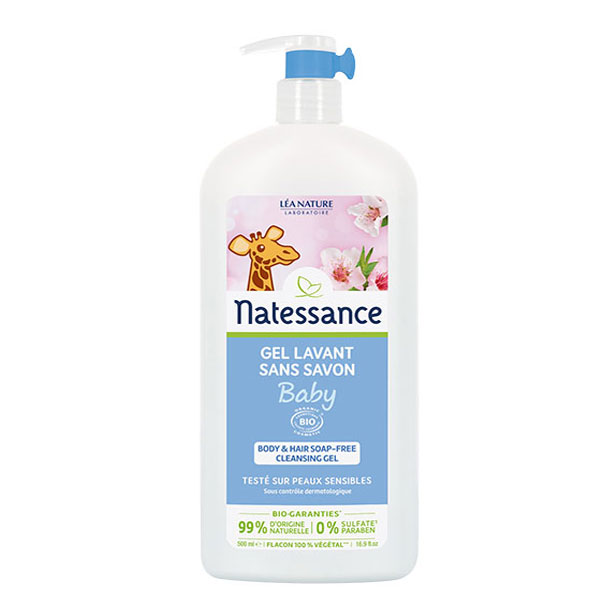 [나떼쌍스] 눈 따가움 없이, 솝프리 바디 앤 헤어 클렌징 젤 500ml