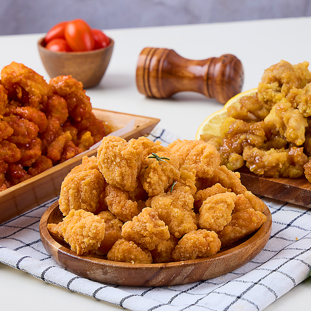 부드러운 닭다리살 치킨 세트 양념치킨 데리야끼 핫크리스피 전자레인지