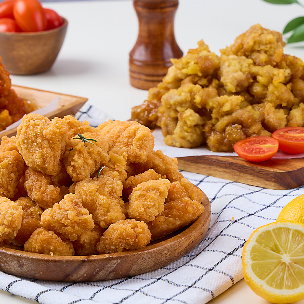 부드러운 닭다리살 치킨 세트 양념치킨 데리야끼 핫크리스피 전자레인지