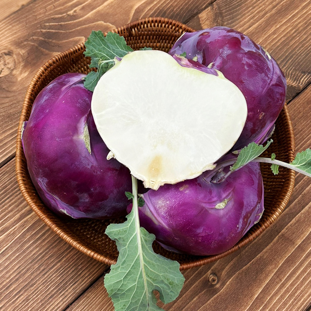 다오소농수산 국내산 콜라비 비타민채소 보라색무