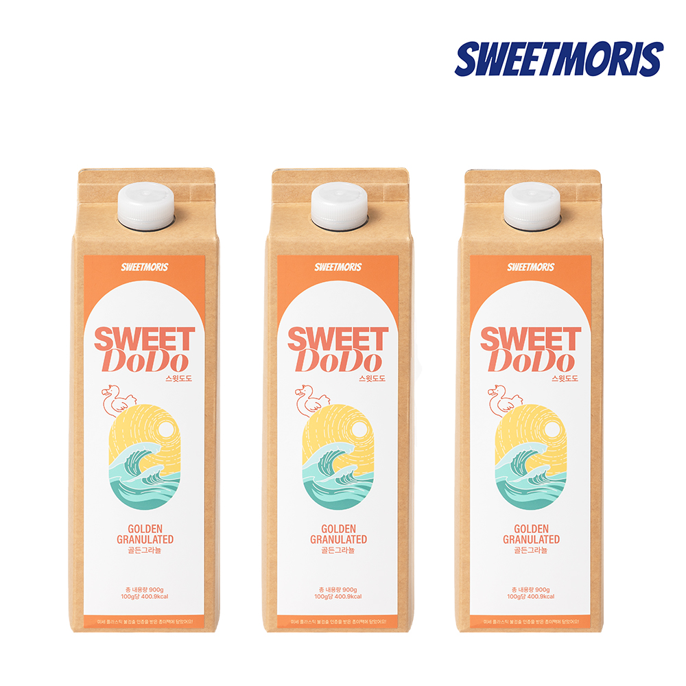 [스윗도도] 비정제 사탕수수당 원당 골든그라뇰 900g x 3개