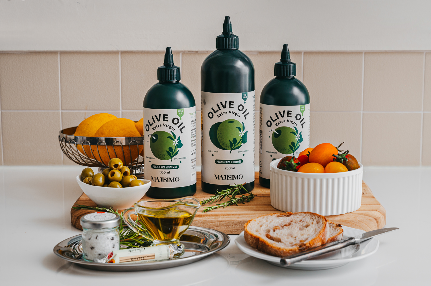 마지시모 초저산도 엑스트라 버진 올리브 오일 (생식용 500ml / 가열용 750ml)
