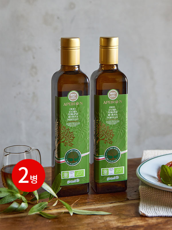 [첫수확/항공직송/한정수량]<BR>[아페이론] 노벨로 유기농 엑스트라 버진 올리브유
