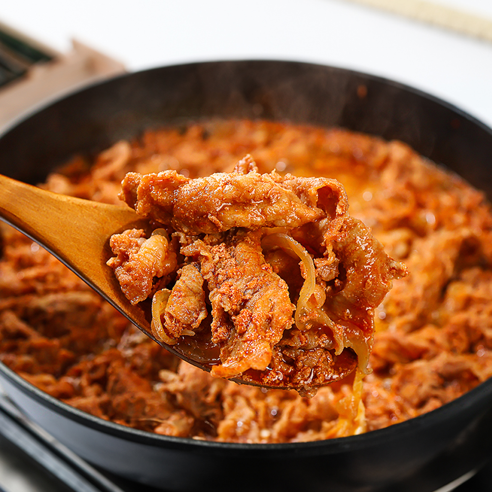 제주 칼집 흑돼지 양념 왕구이 간장 고추장 1.2kg + 1.2kg
