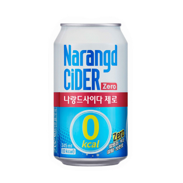 동아오츠카 나랑드사이다 345ml x 24캔 제로 음료