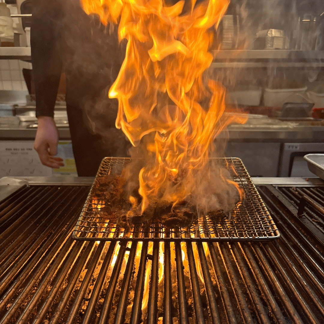 (실속형) 한돈 돼지불고기 직화 숯불 석쇠 250g 고추장 간장