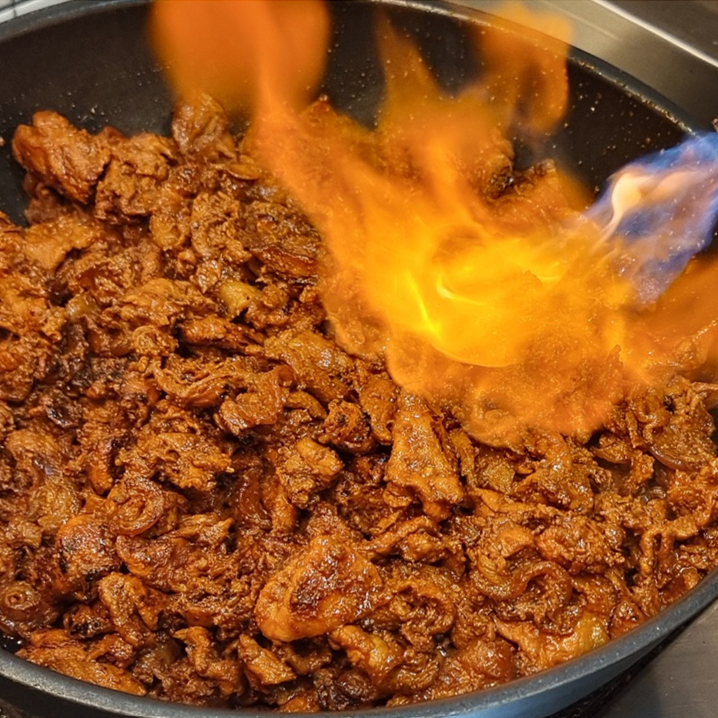 (실속형) 한돈 돼지불고기 직화 숯불 석쇠 250g 고추장 간장