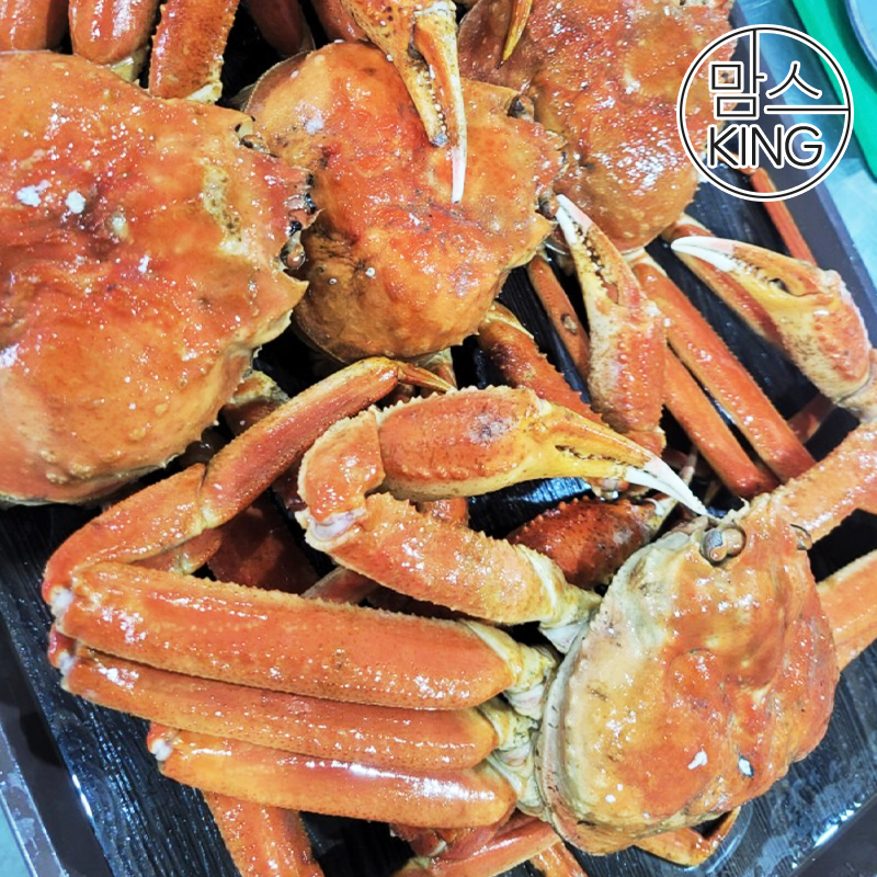 [맘스킹]정성씨푸드 러시아대게 B급 비품 마가단/동사할린/프리모리 자숙대게 3KG(2-4마리)