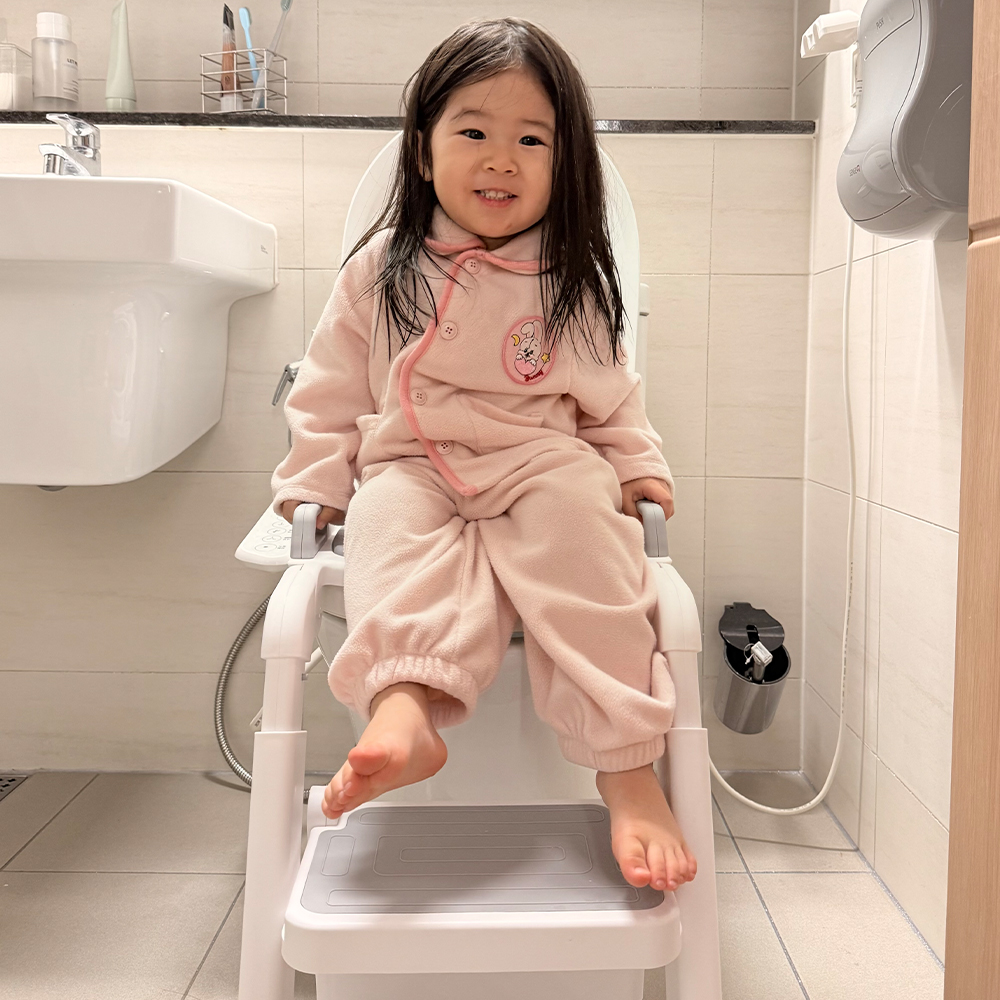 나와아기 사다리변기 커버 플러스 접이식 유아 변기시트