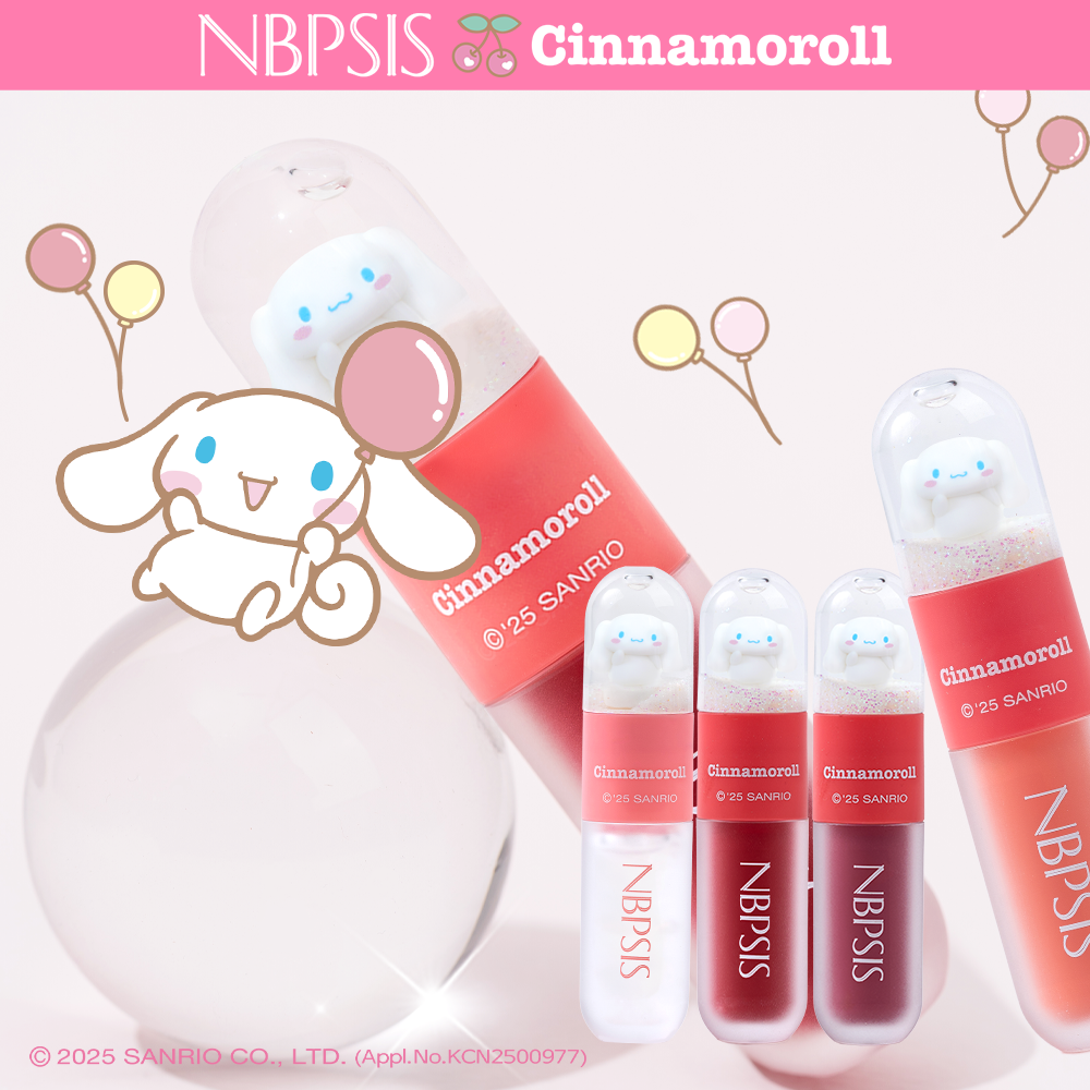 엔비피시스 시나모롤 글램 글로우 립 틴트 (체리)