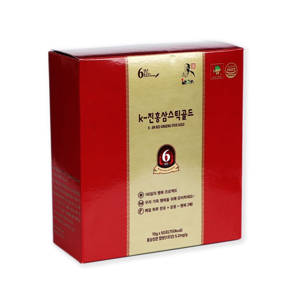 인산죽염 K-진홍삼스틱골드 (50개입)