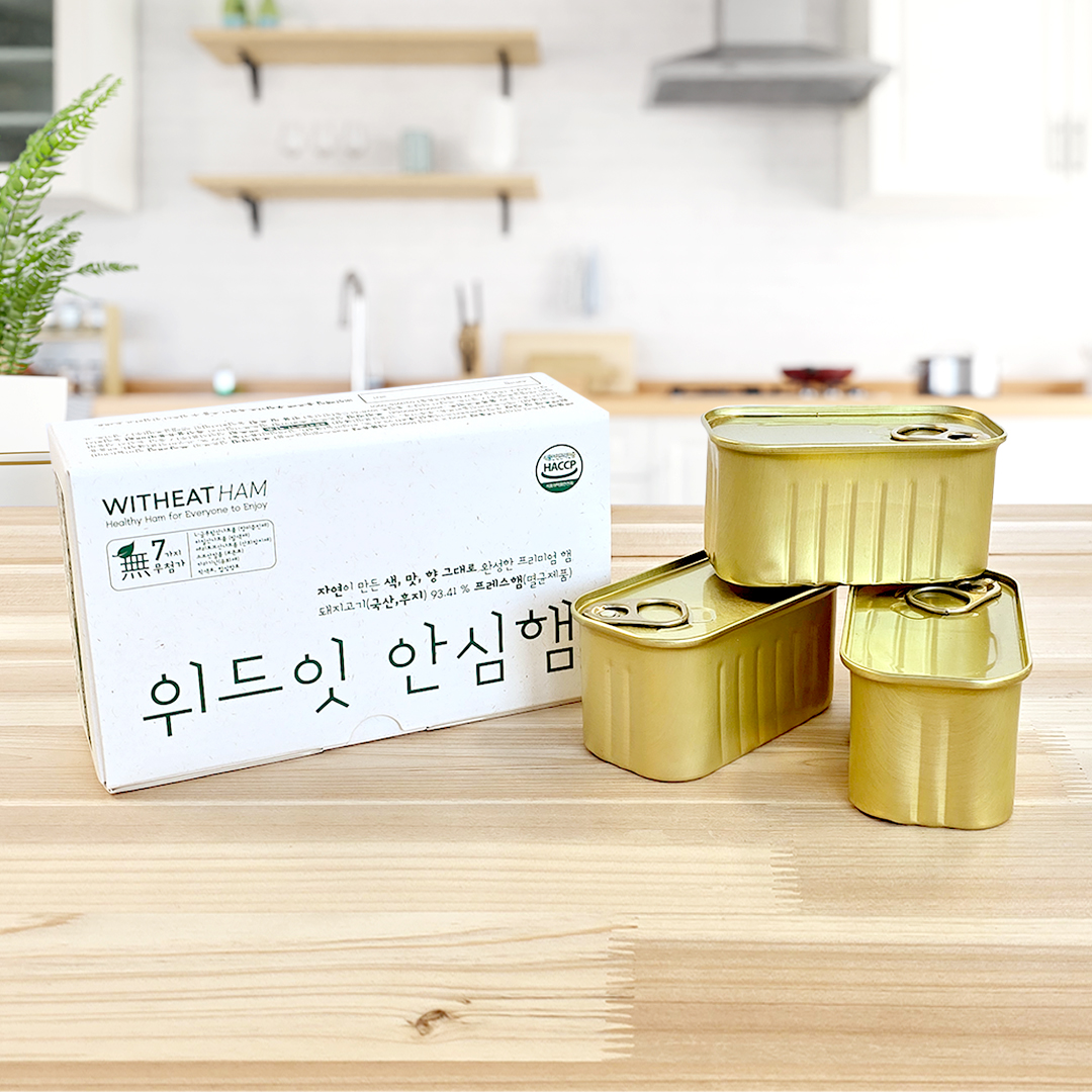 위드잇 안심햄 200g 3개, 무항생제 한돈 저지방 햄