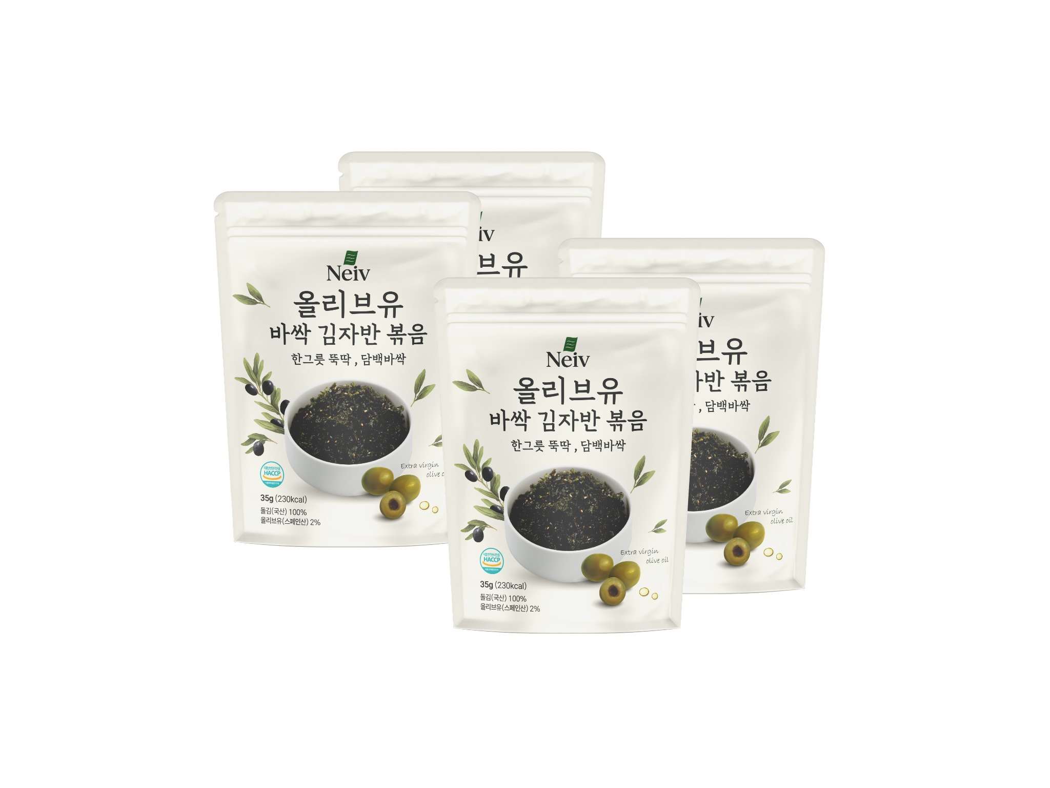 네이브 올리브유 바싹 김자반 선물세트 35g x 12ea / 프리미엄 김자반