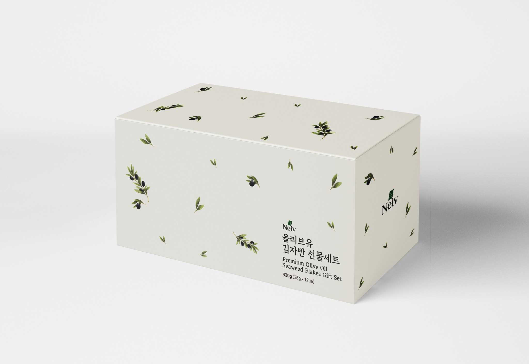 네이브 올리브유 바싹 김자반 선물세트 35g x 12ea / 프리미엄 김자반 대표이미지 섬네일