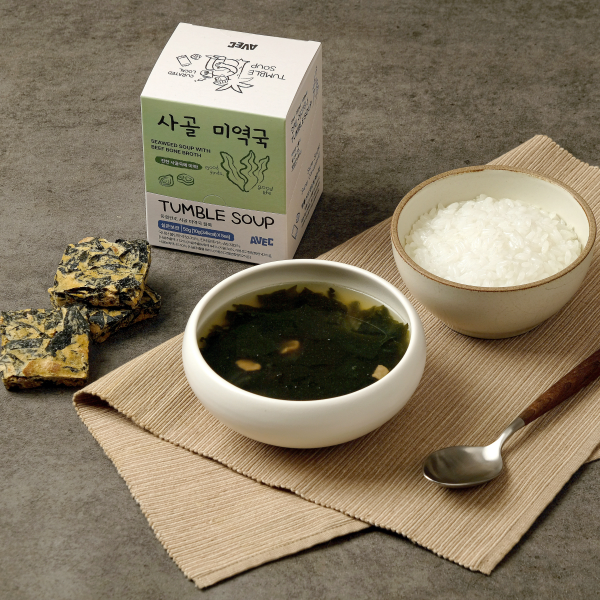 [아베끄쟝] 텀블스프 동결건조 미역국 5팩입(즉석 간편식 캠핑 블록국)