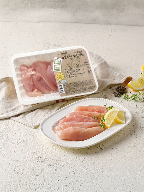 동물복지 닭고기 안심 (300g x 2팩)