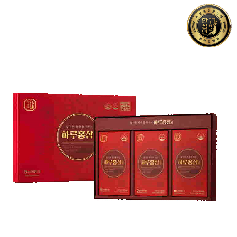 한삼인 하루홍삼스틱 10ml x 30포(30일분) 1세트+쇼핑백증정