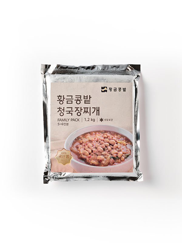 [맛보장]국산재료 100% 황금콩밭 청국장 찌개