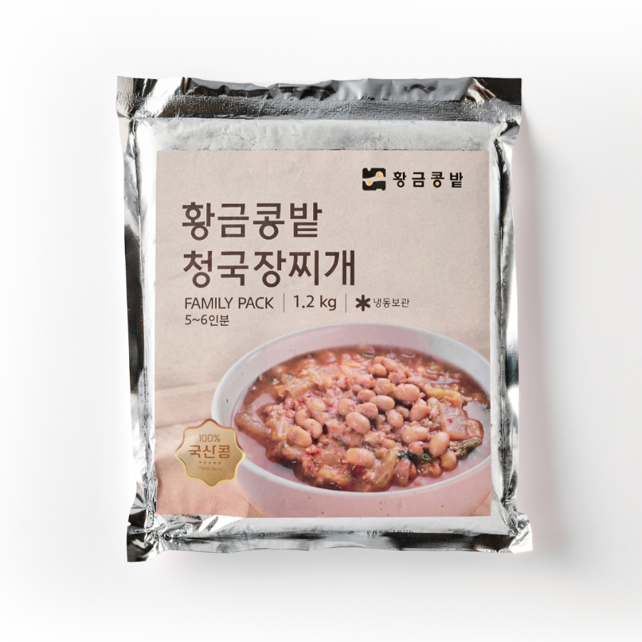 [맛보장]국산재료100% 황금콩밭 청국장 찌개