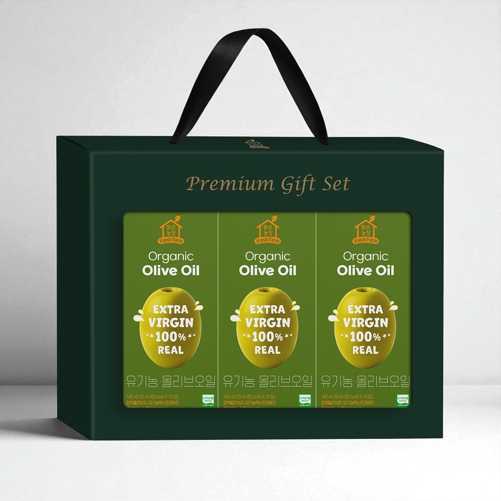 맑은농장 유기농 올리브오일 10ml×42포입