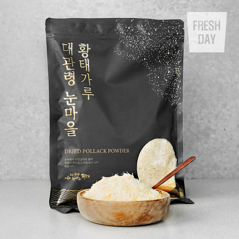 대관령 눈마을 자연건조 순살 황태가루