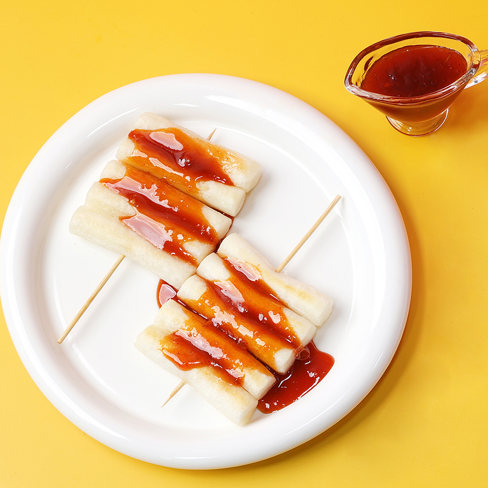 지브로와 추억의 간식 옛날 시장 양념 떡꼬치 75g * 4개 X 3팩