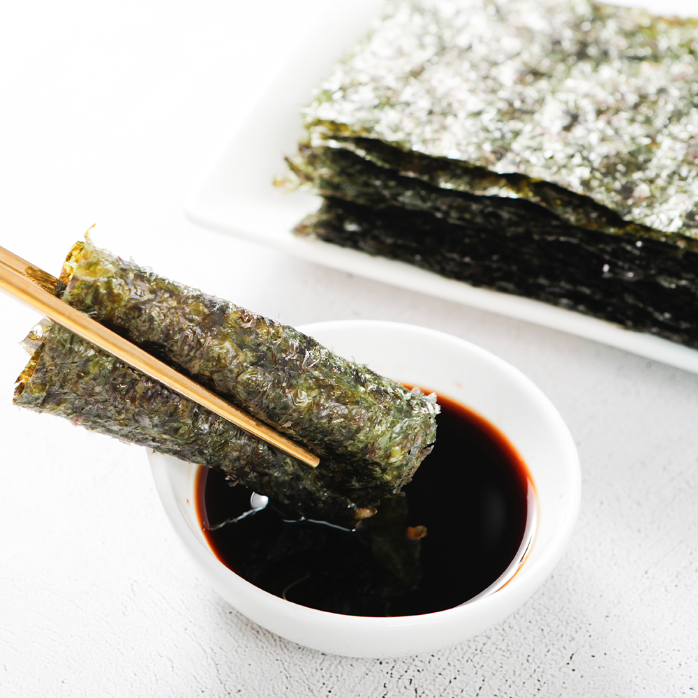 깊은 풍미 무염산 갯벌 지주식 곱창김 곱창돌김 김 100매