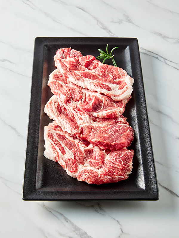 [입점특가] 1등급이상 우리암퇘지 한돈 칼집 목살(구이용/500g)