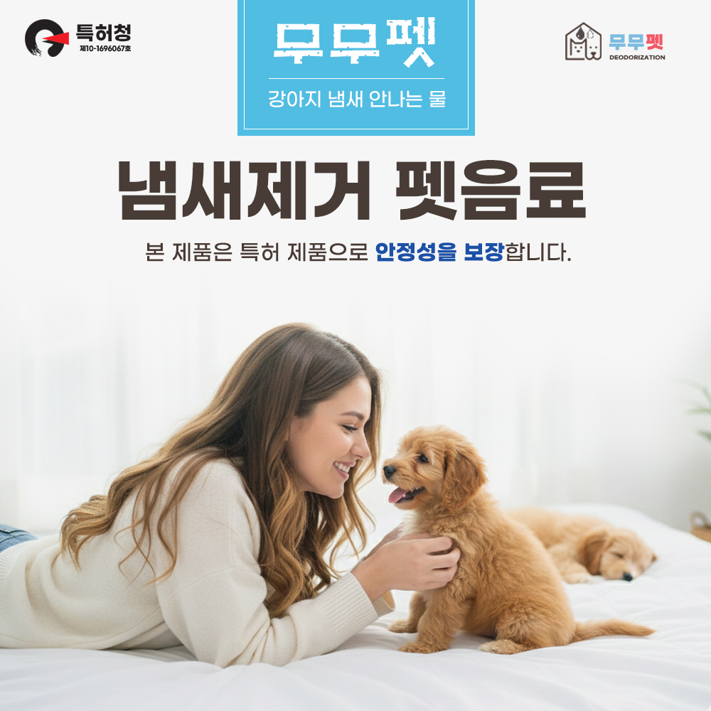 무무펫 강아지 냄새제거 음료 탈취제 입냄새 오줌 소변 배변 체취