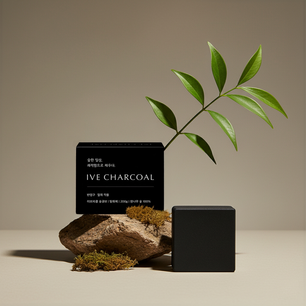 이브차콜 숲큐브 Level1 참숯 대용량 압축 반영구 탈취제 냄새제거