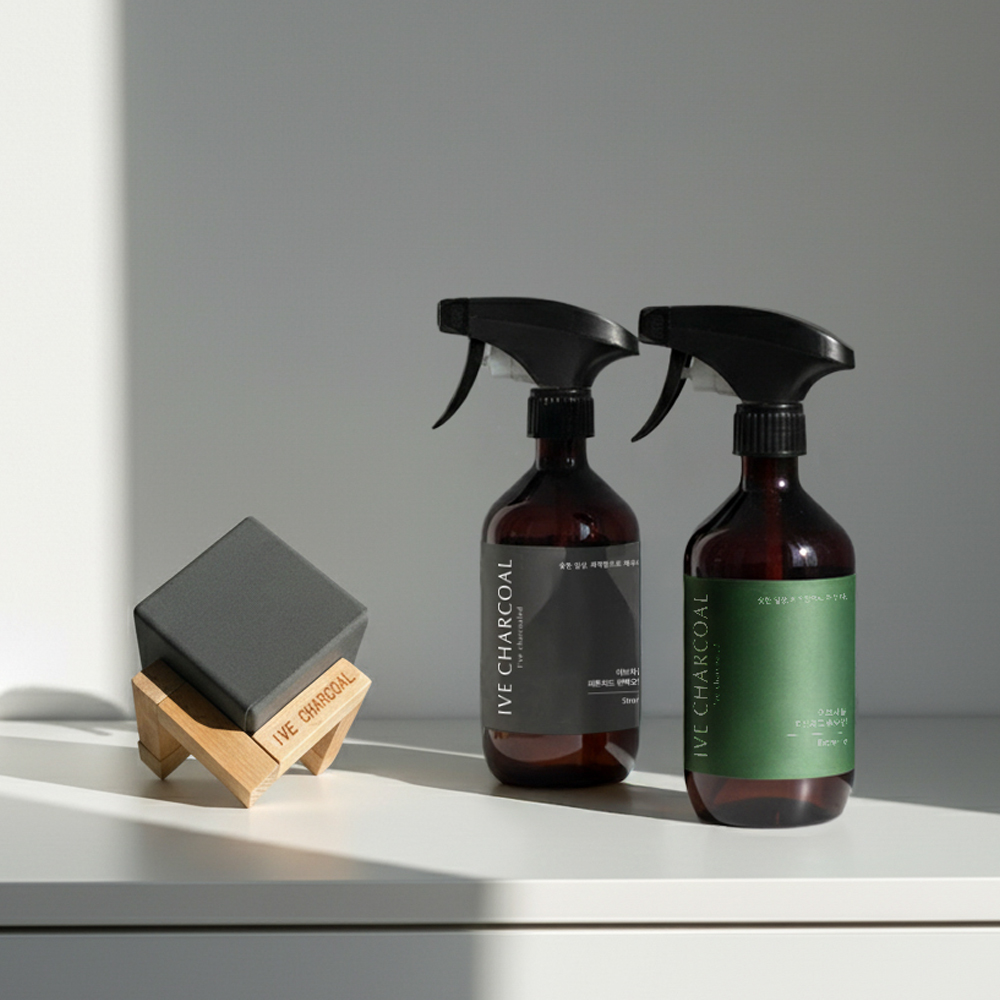 이브차콜 하프큐브 Level2 압축 숯 탈취제 제습제 반영구 제올라이트