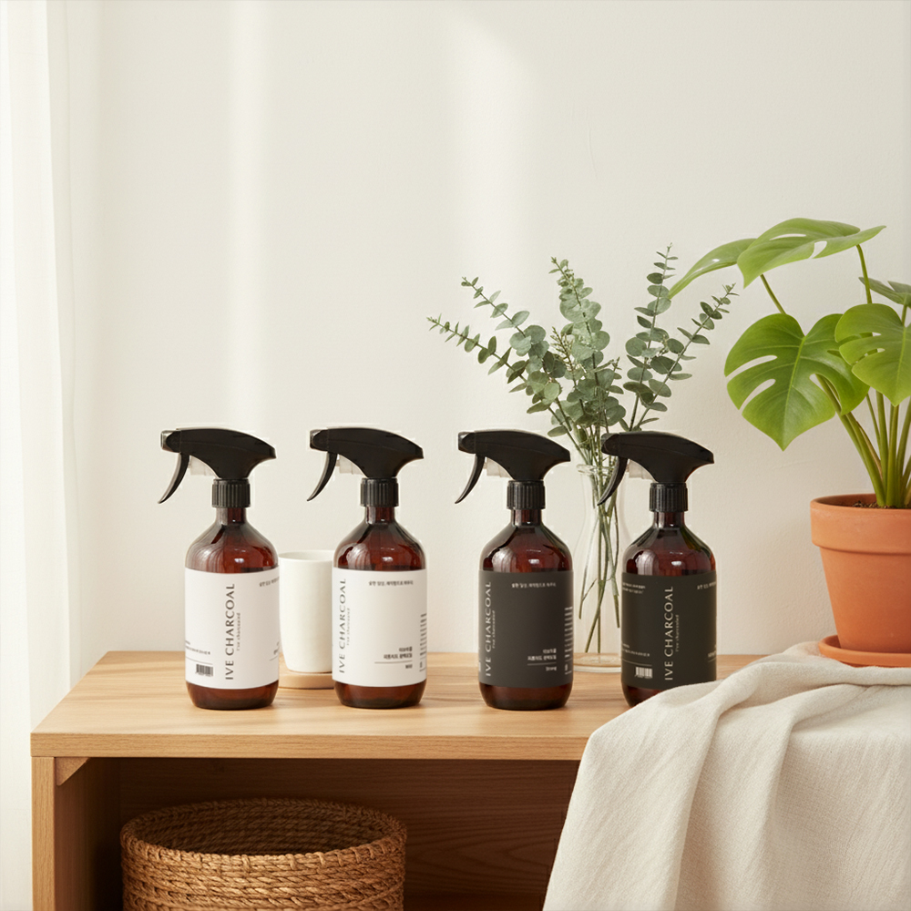 (1-4단계)이브차콜 편백수 500ml 2L