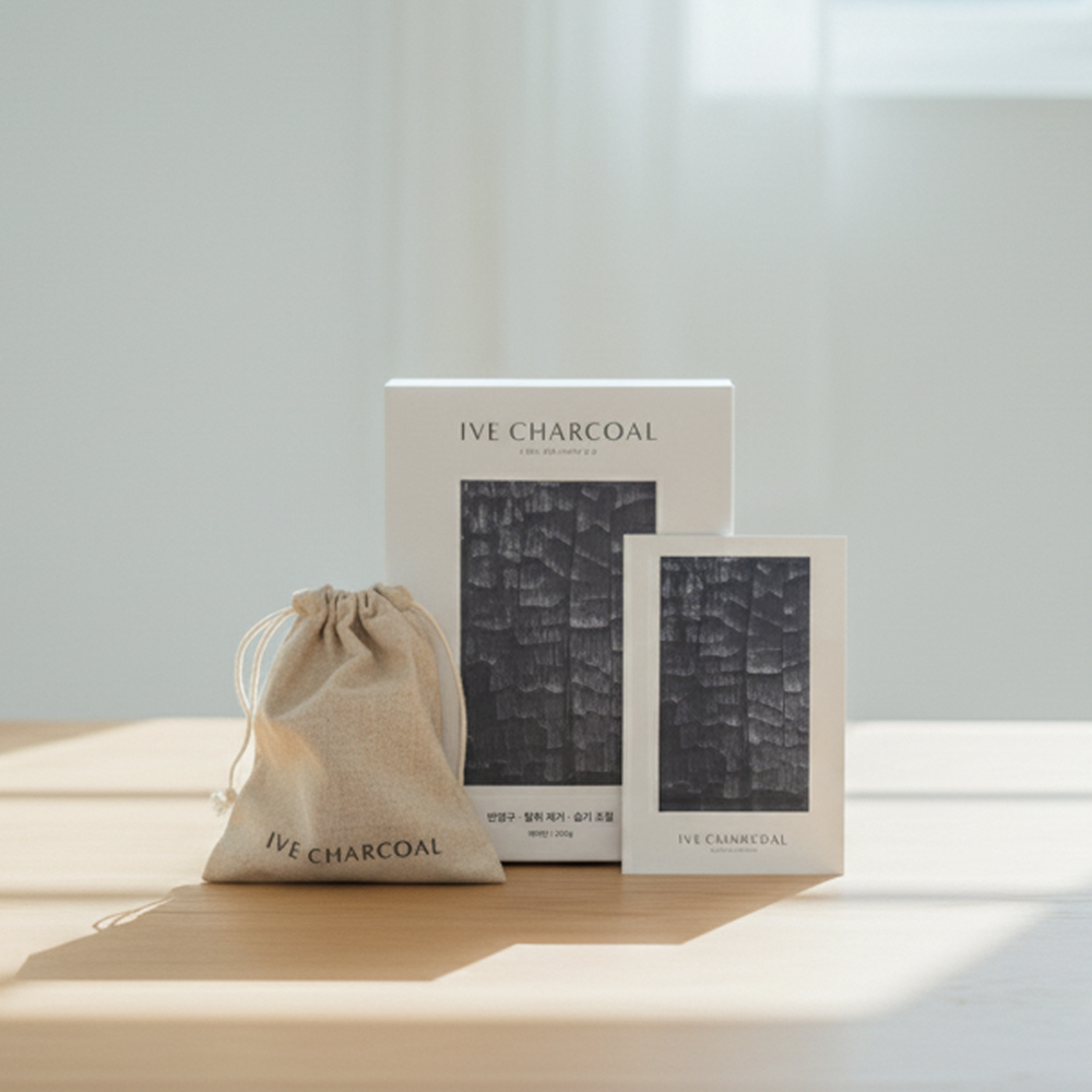 이브차콜 에어탄 200g 야자활성탄 새집증후군 냄새 습기 제거