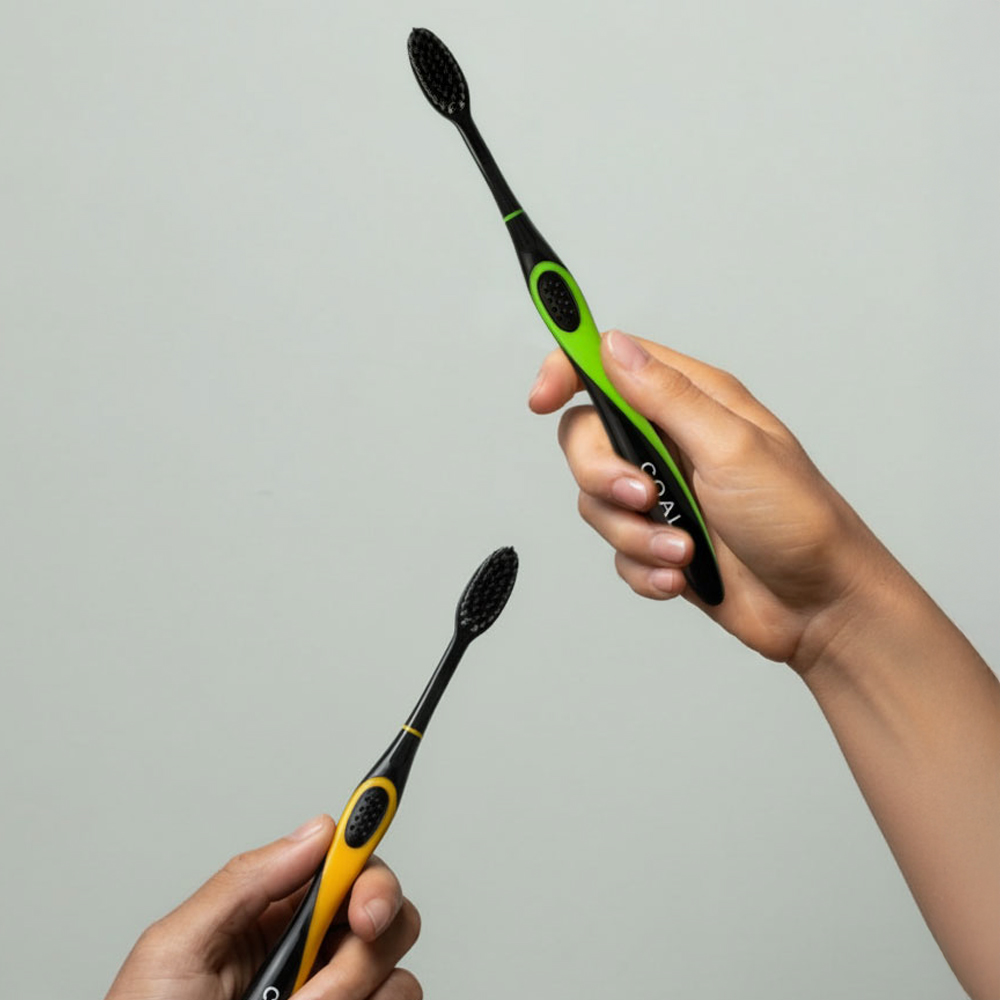 이브차콜 이중미세모 숯칫솔 4개입 1세트