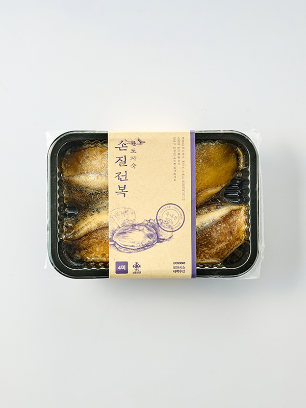 [신규입점] 완도자숙 손질전복 (특/4미) 300g