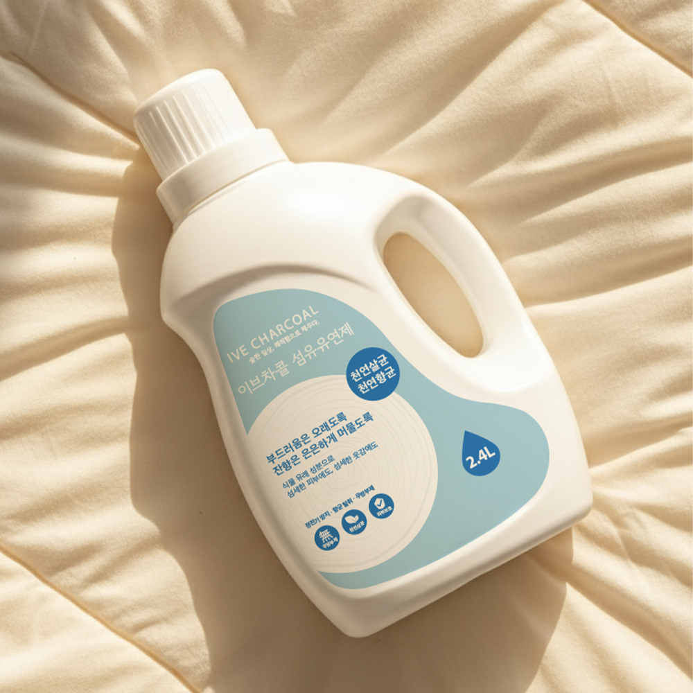 이브차콜 섬유유연제 2.4L 베이비파우더향