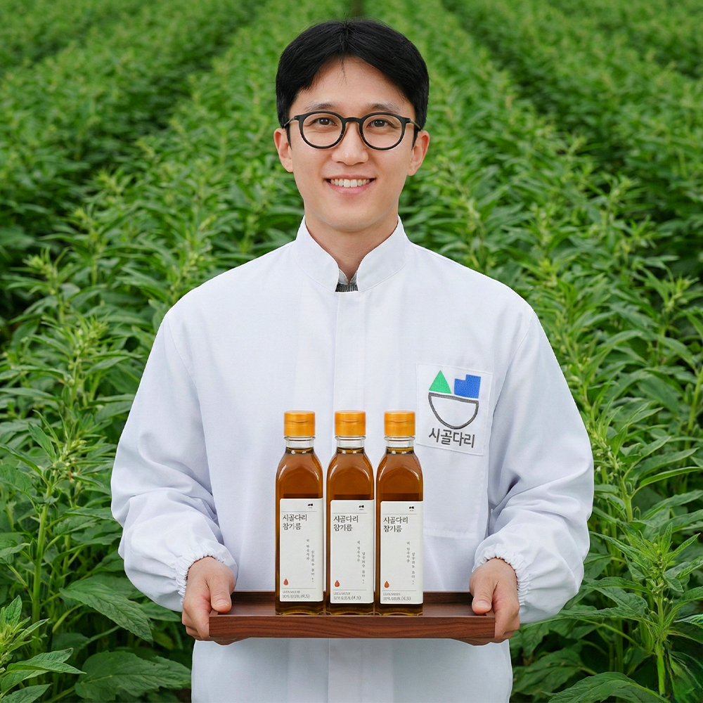 시골다리 국산 오늘 짠 참기름 프리미엄 저온압착 고소한 방앗간 180ml 대표이미지 섬네일