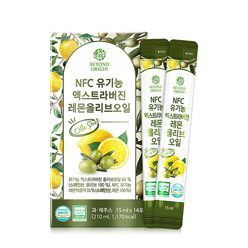[비욘드오리진] NFC 유기농 엑스트라버진 레몬 올리브오일 15ml x 14포 대표이미지 섬네일