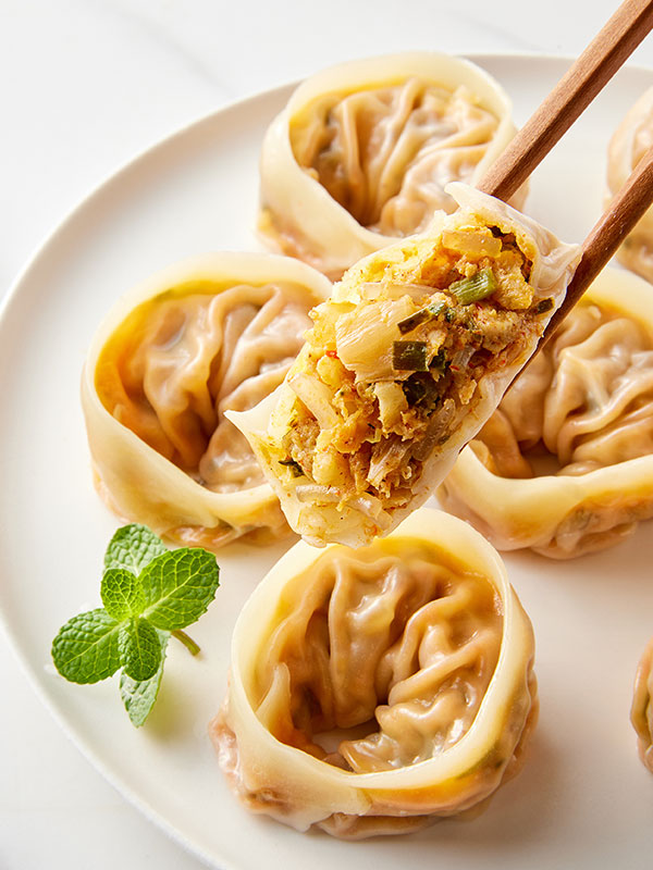 [출시특가] 우리밀 김치 손만두