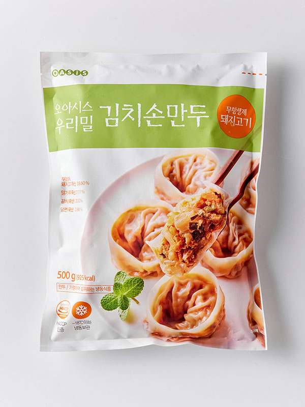 [출시특가] 우리밀 김치 손만두