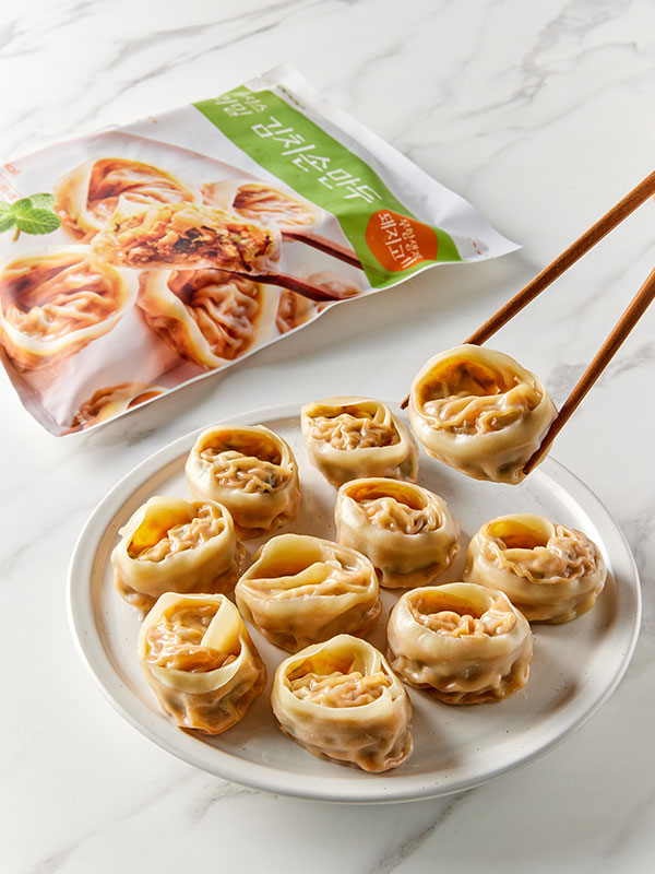 [출시특가] 우리밀 김치 손만두 대표이미지 섬네일