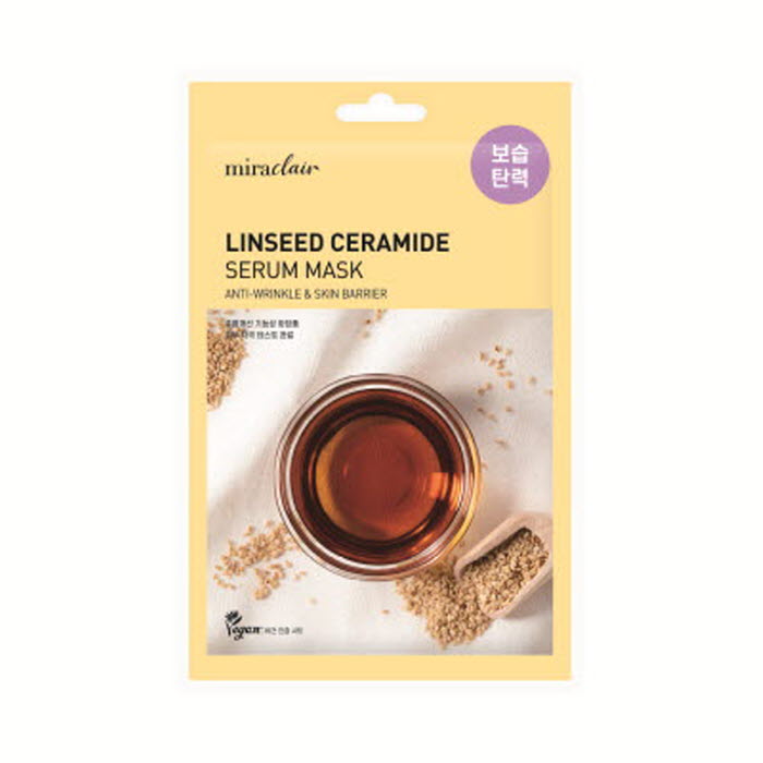 미라클레어 아마씨 세라마이드 세럼 마스크 23ml x 10팩 대표이미지 섬네일