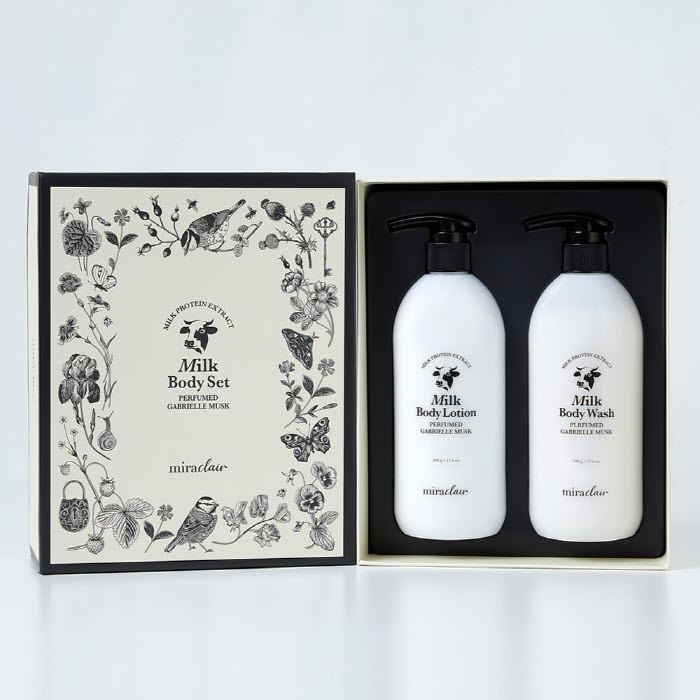 미라클레어 밀크 바디세트 퍼퓸드 가브리엘 머스크 500g+500g 대표이미지 섬네일