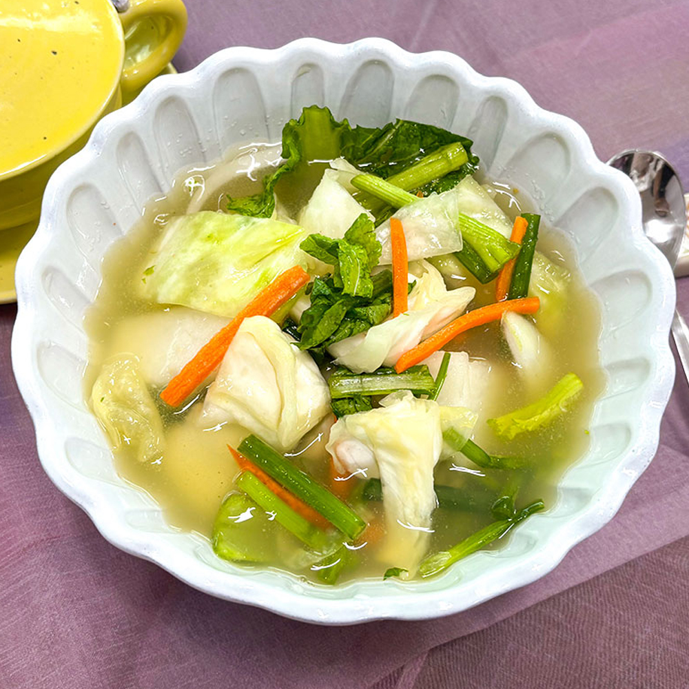 [평창꽃순이] 수국양배추동치미