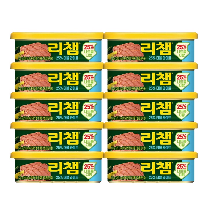 동원 리챔 더블라이트 120gx20캔/10캔/5캔 통조림햄 햄 동원참치