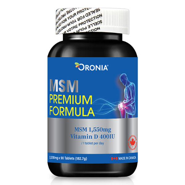 오로니아 MSM 비타민D 상어연골 초록입홍합 엠에스엠 프리미엄 포뮬러 90정 관절 뼈 건강