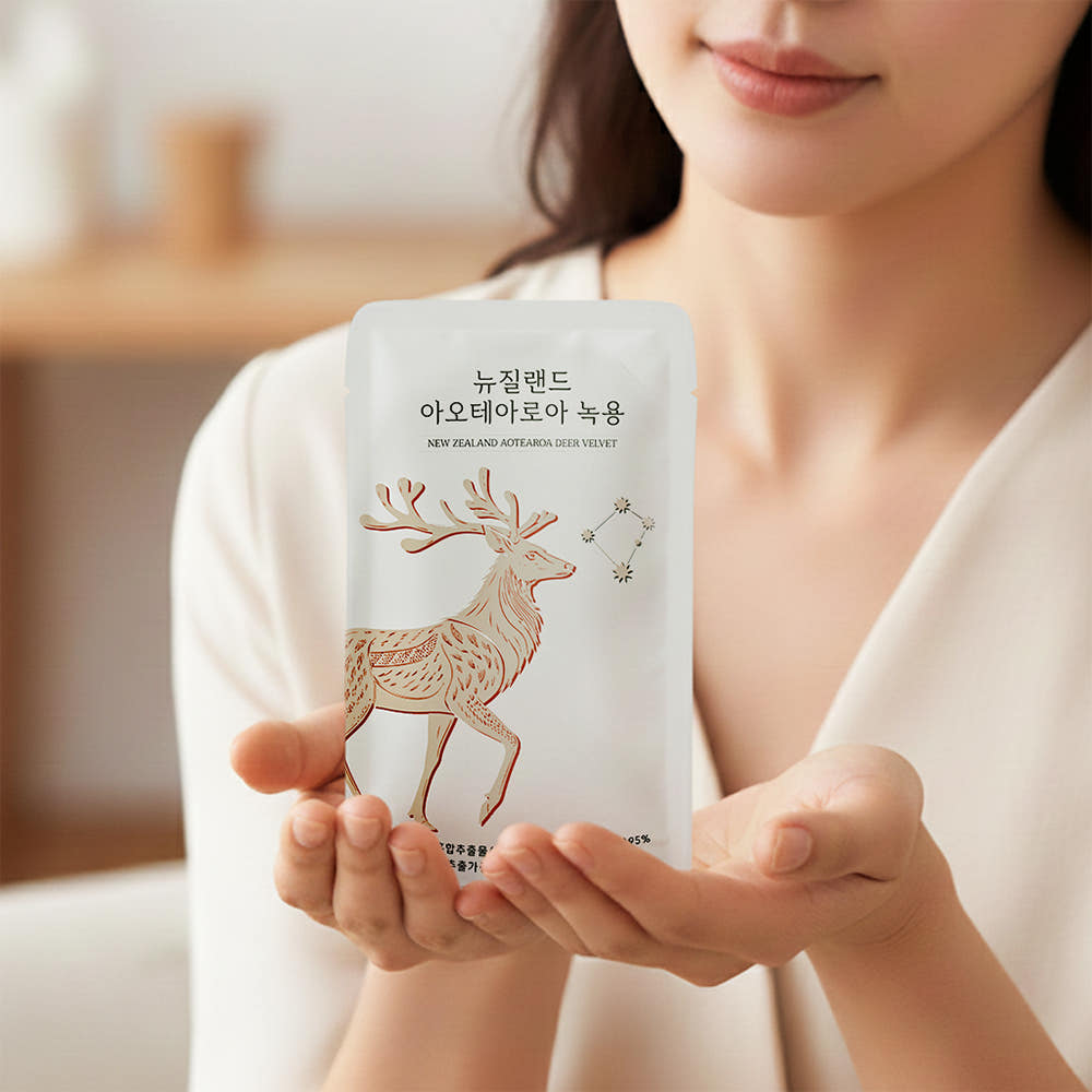 뉴질랜드 아오테아로아 녹용 진액 60ml x 30포 자연방목 보양 건강즙 기력 면역 선물